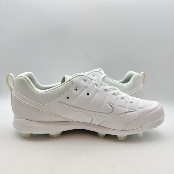 Mizuno Mens Ambition 2 Low Molded Baseball Cleats US 12.5 White Athletic GUC main image 11